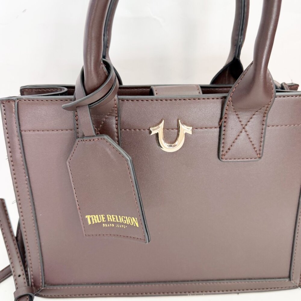 True Religion Brown Medium Tote Shoulder Bag